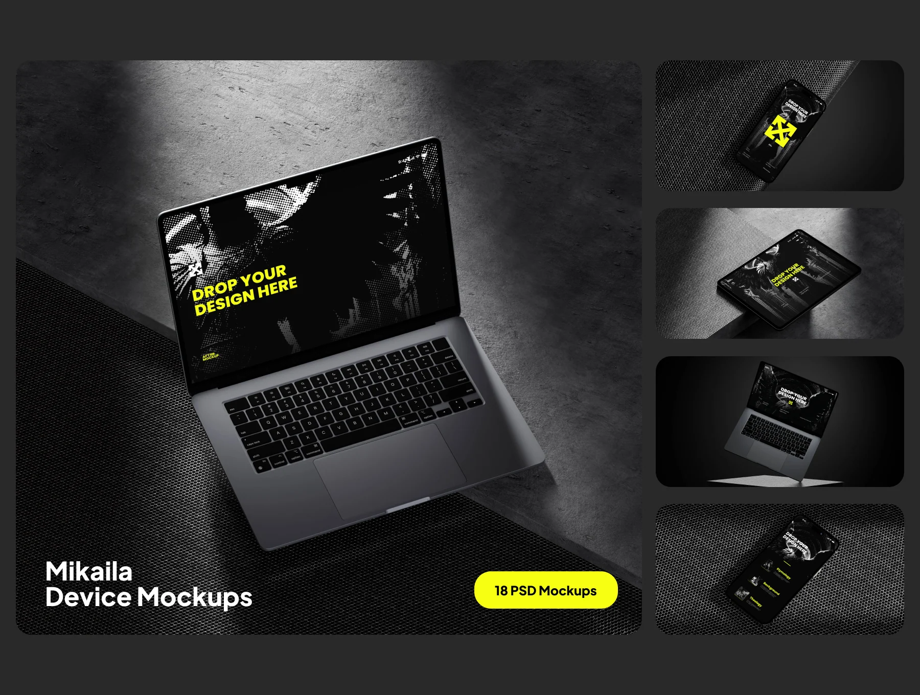 Mikaila Device Mockups
