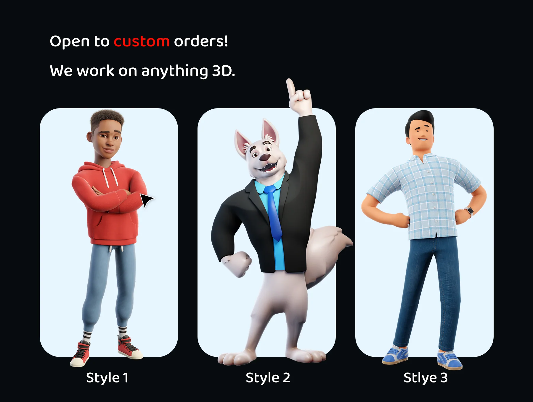 3D Character Mike back to school/university Figma UI KIT 5