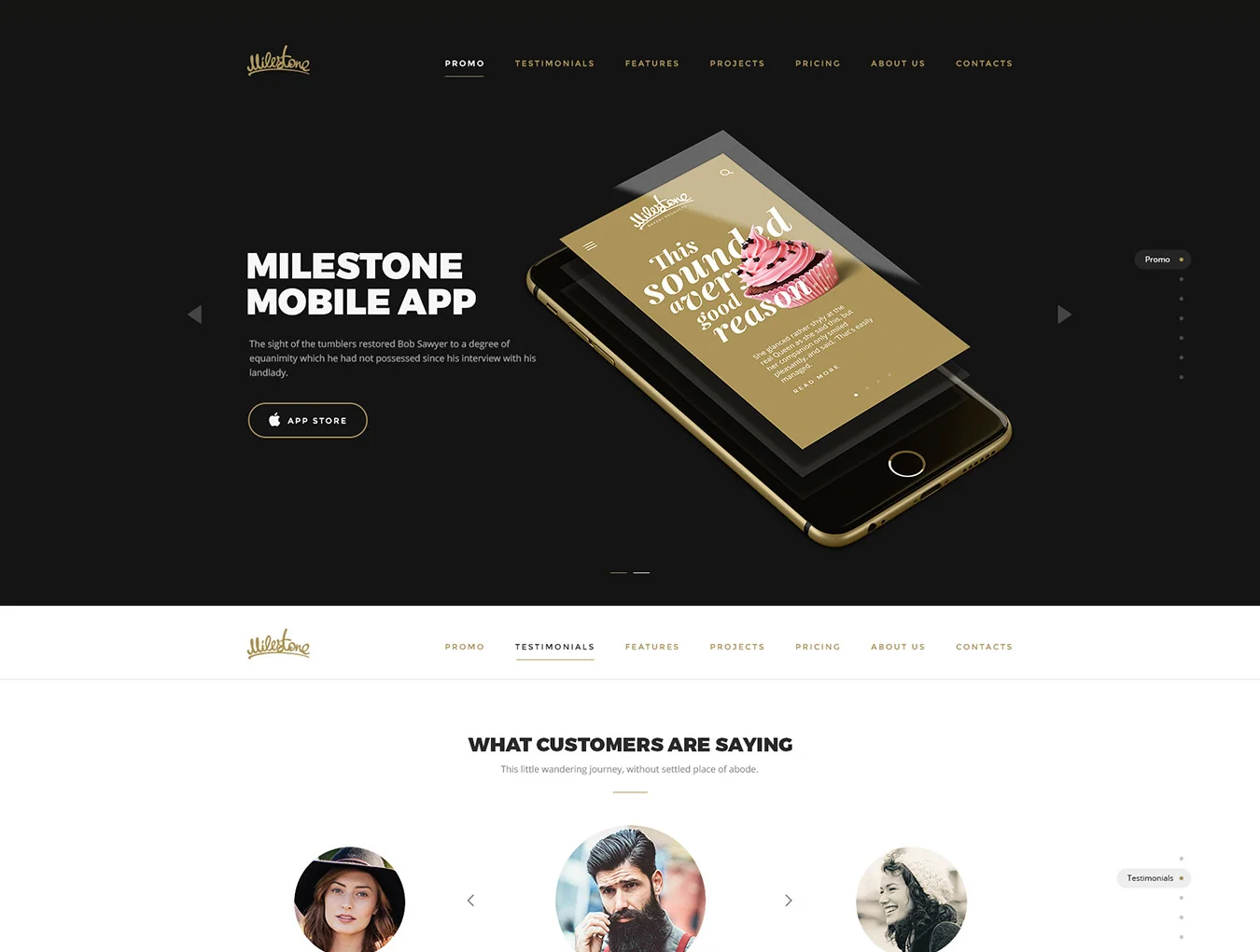 Milestone Landing Page 5