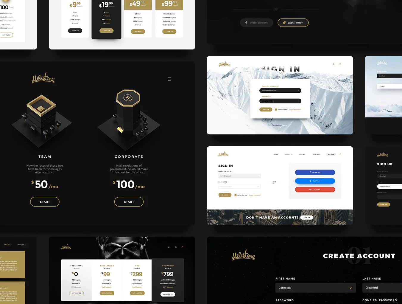 Milestone UI Kit 7