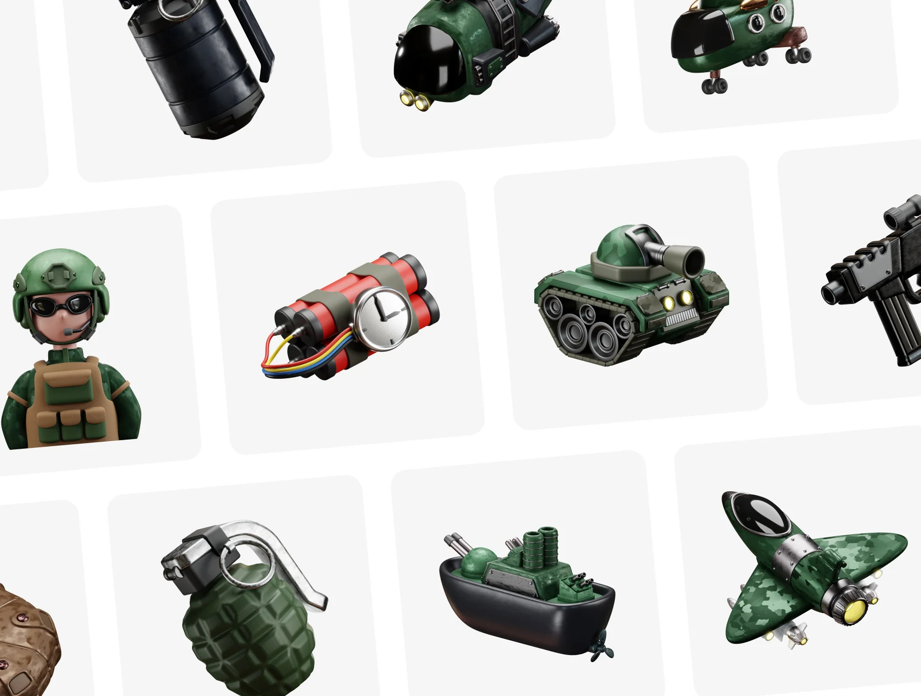 Military 3D Icon 6