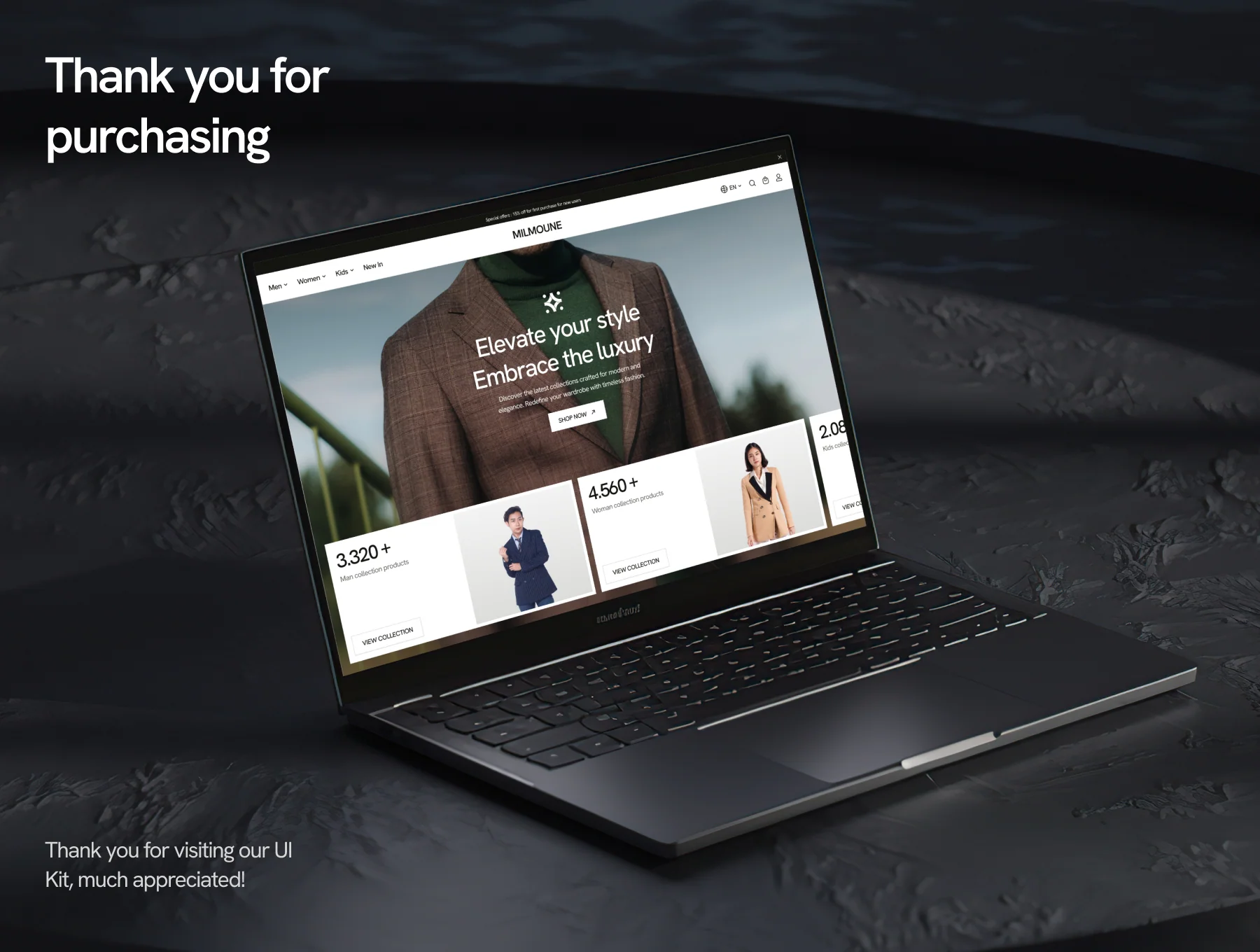 Milmoune - Fashion E-Commerce Web UI Kit 8