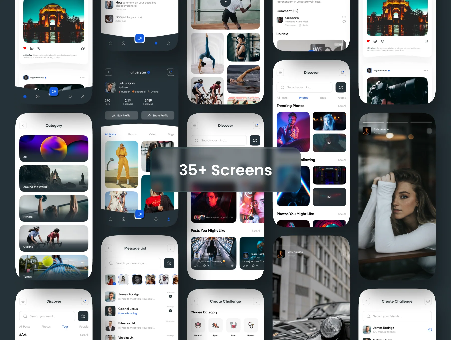 MIMI - Social Media App UI Kit 3