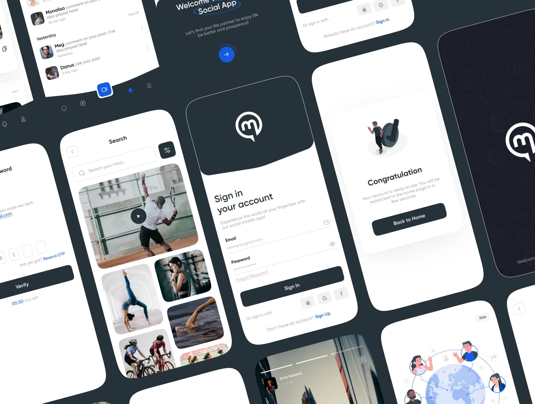MIMI - Social Media App UI Kit 7