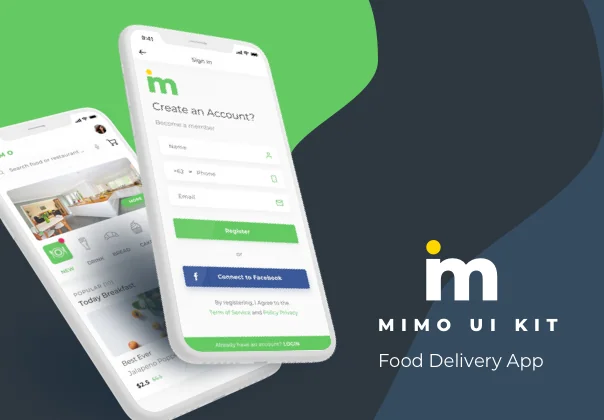 MIMO. Food App UI Kit