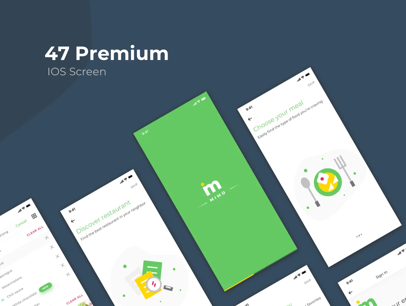 MIMO. Food App UI Kit 2