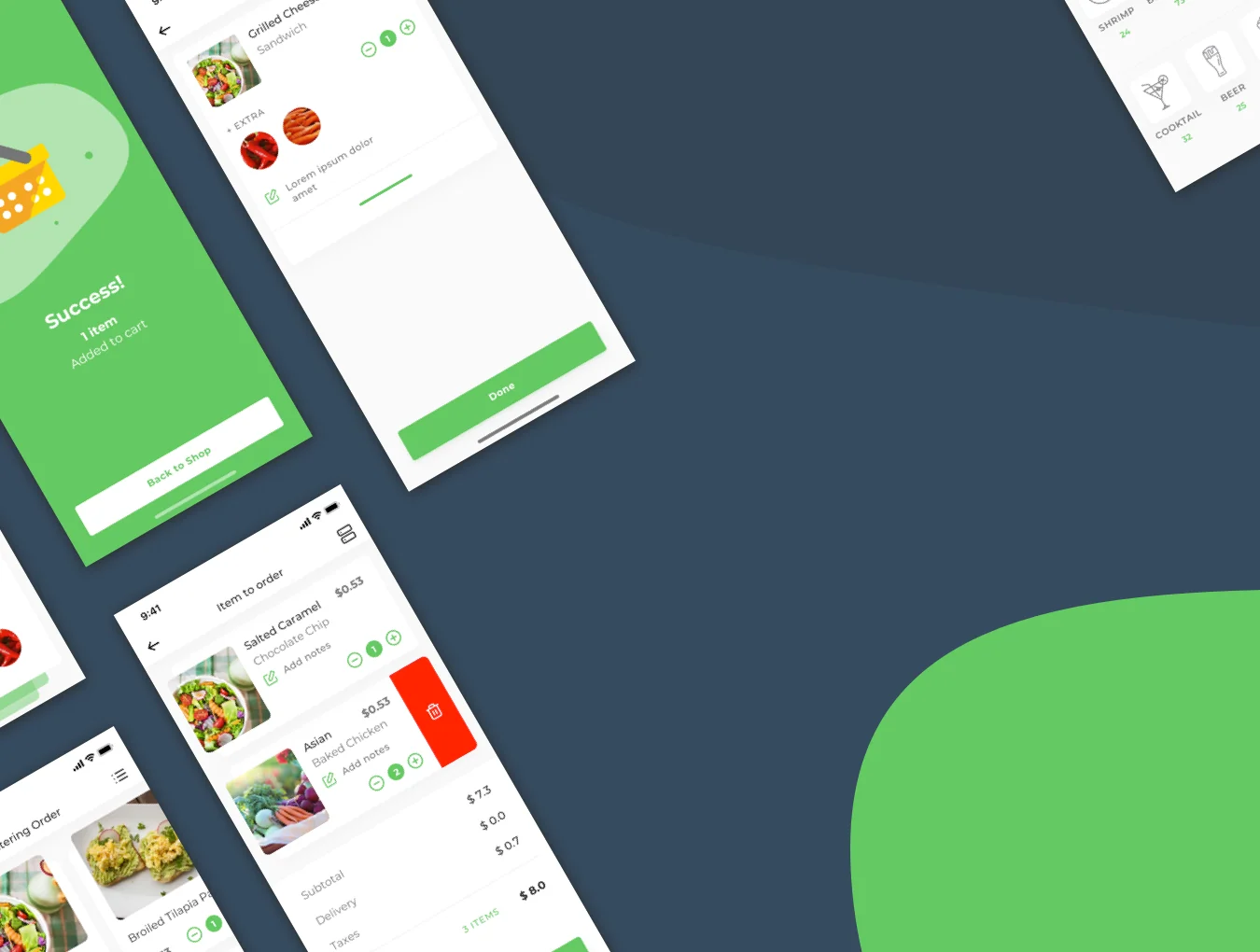 MIMO. Food App UI Kit 5