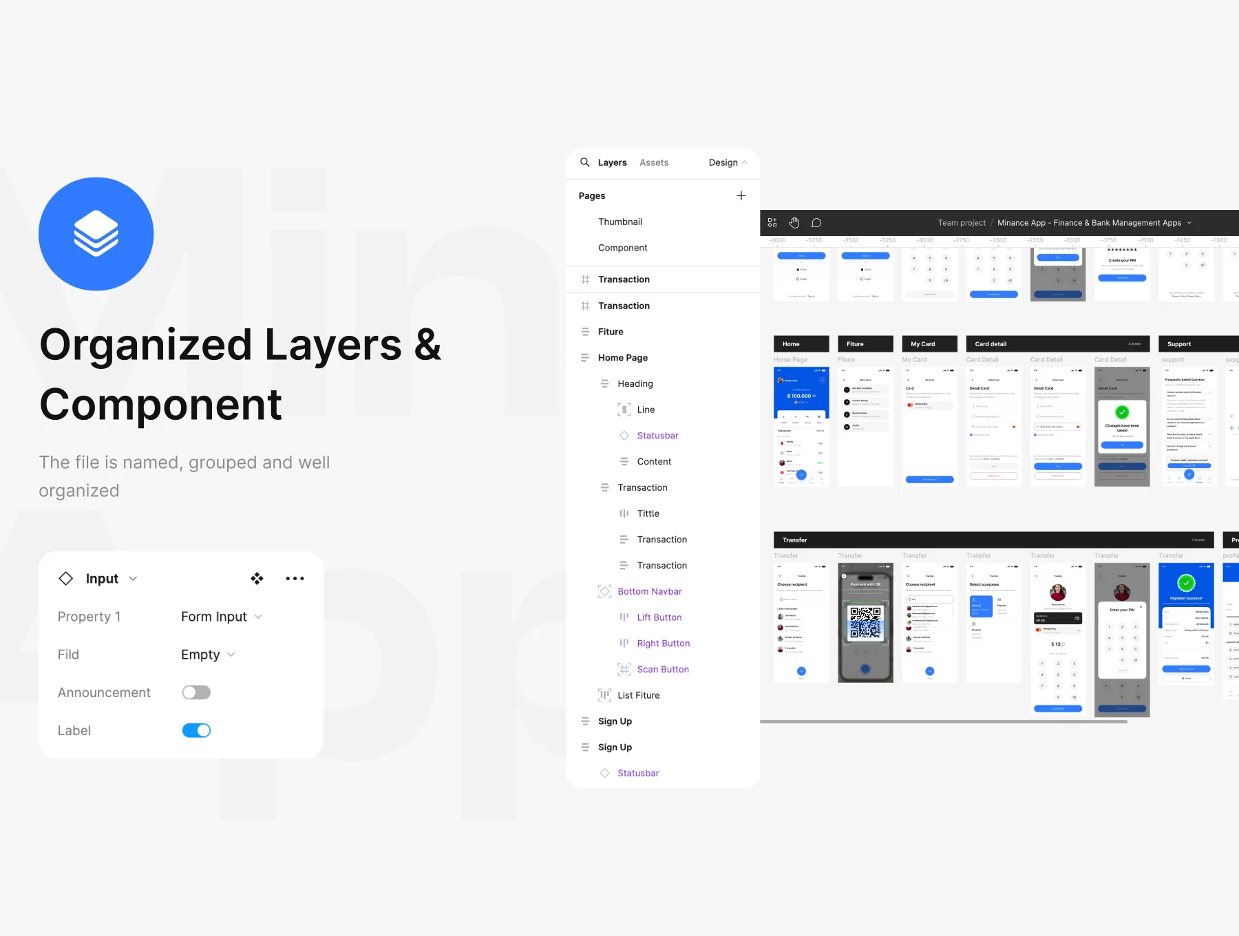 Fintech app - Minance App - Finance & Bank Management App Mobile UI Kit 5