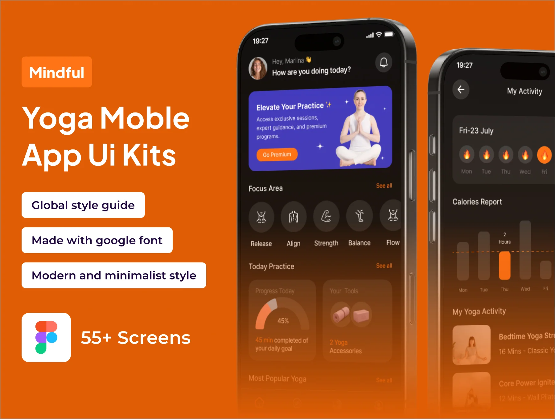 Mindful - Yoga Premium UI KIts App