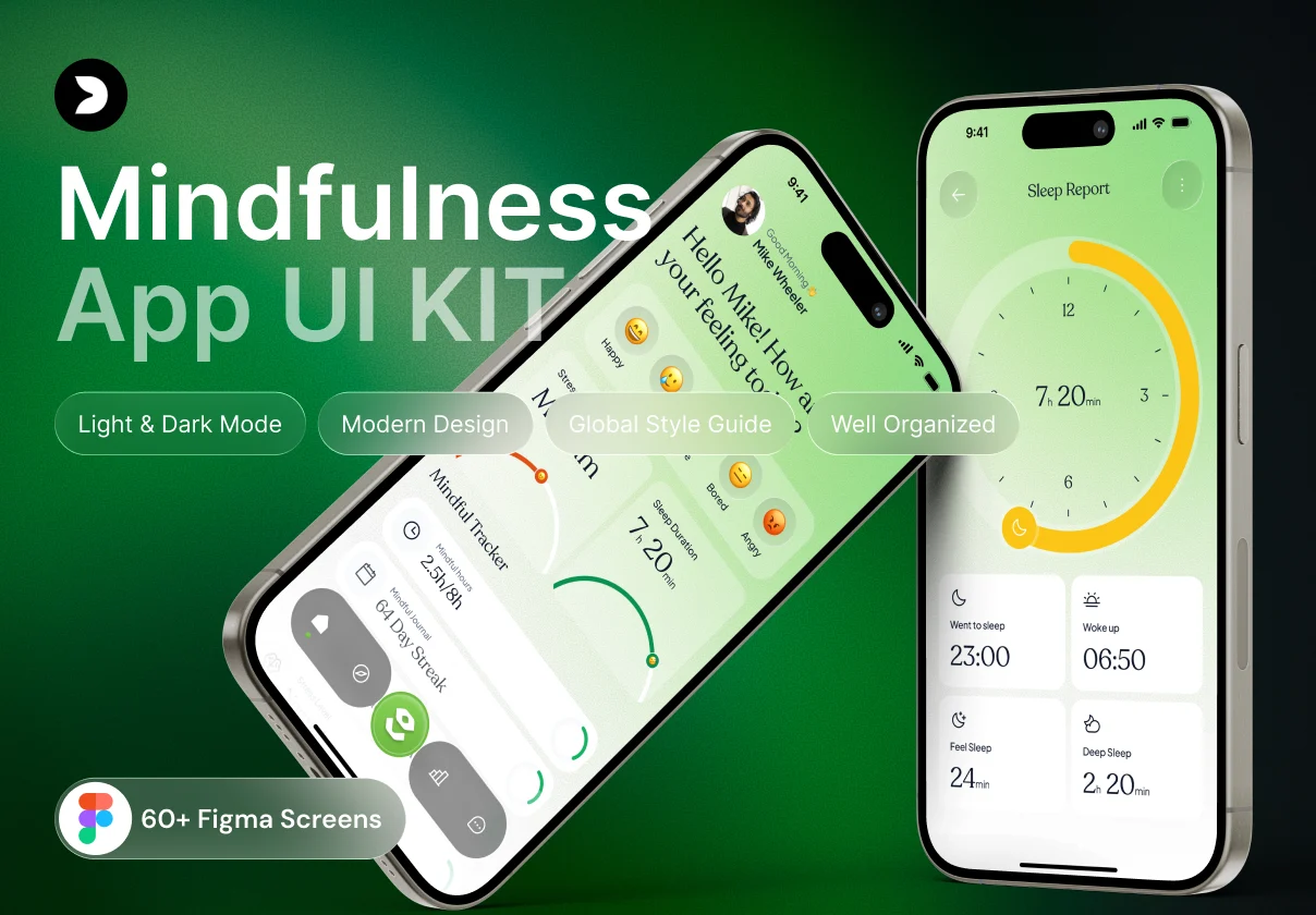 Mindfuly – Mindfulness App UI Kit