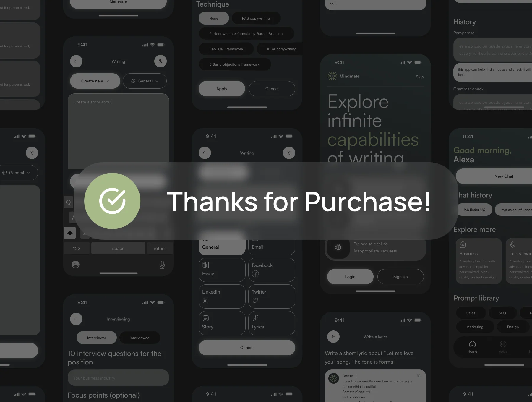 Mindmate - AI Chat BOT App UI KIT 9