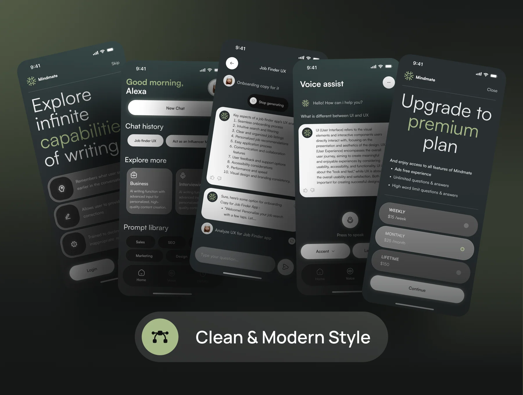 Mindmate - AI Chat BOT App UI KIT 8
