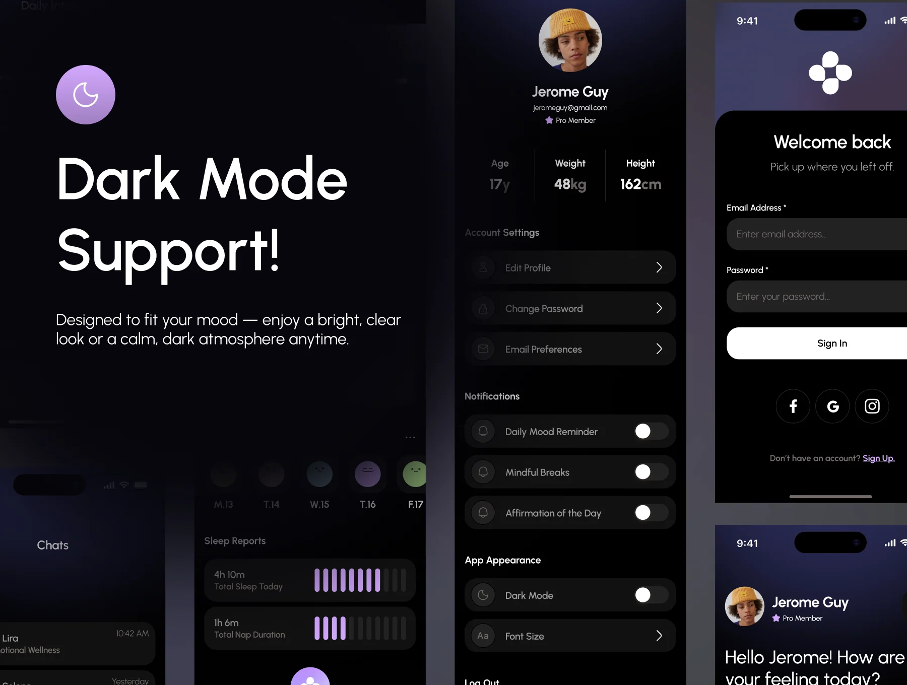 Mindora – AI Mental Health Companion UI Kit 2