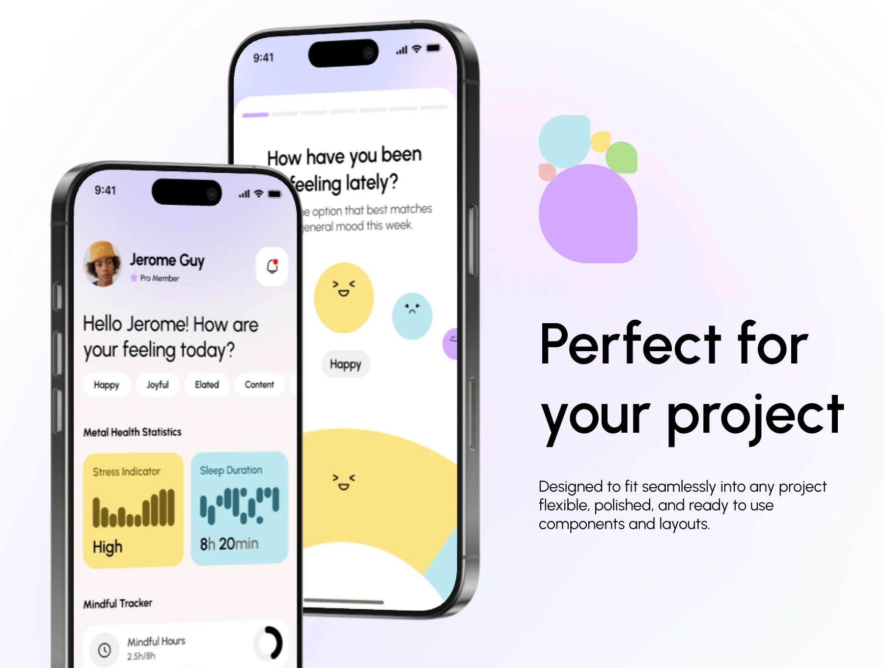 Mindora – AI Mental Health Companion UI Kit 5