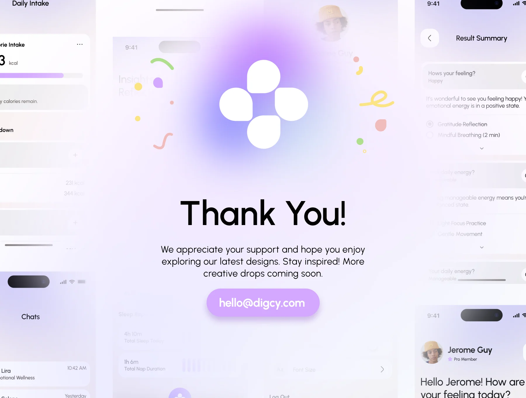 Mindora – AI Mental Health Companion UI Kit 6