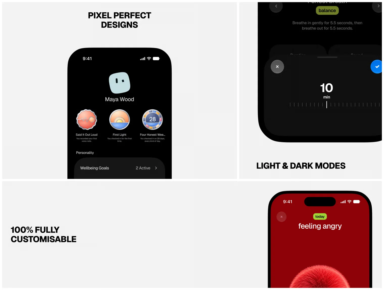 Mindspace - AI Mental Health Companion UI Kit 2