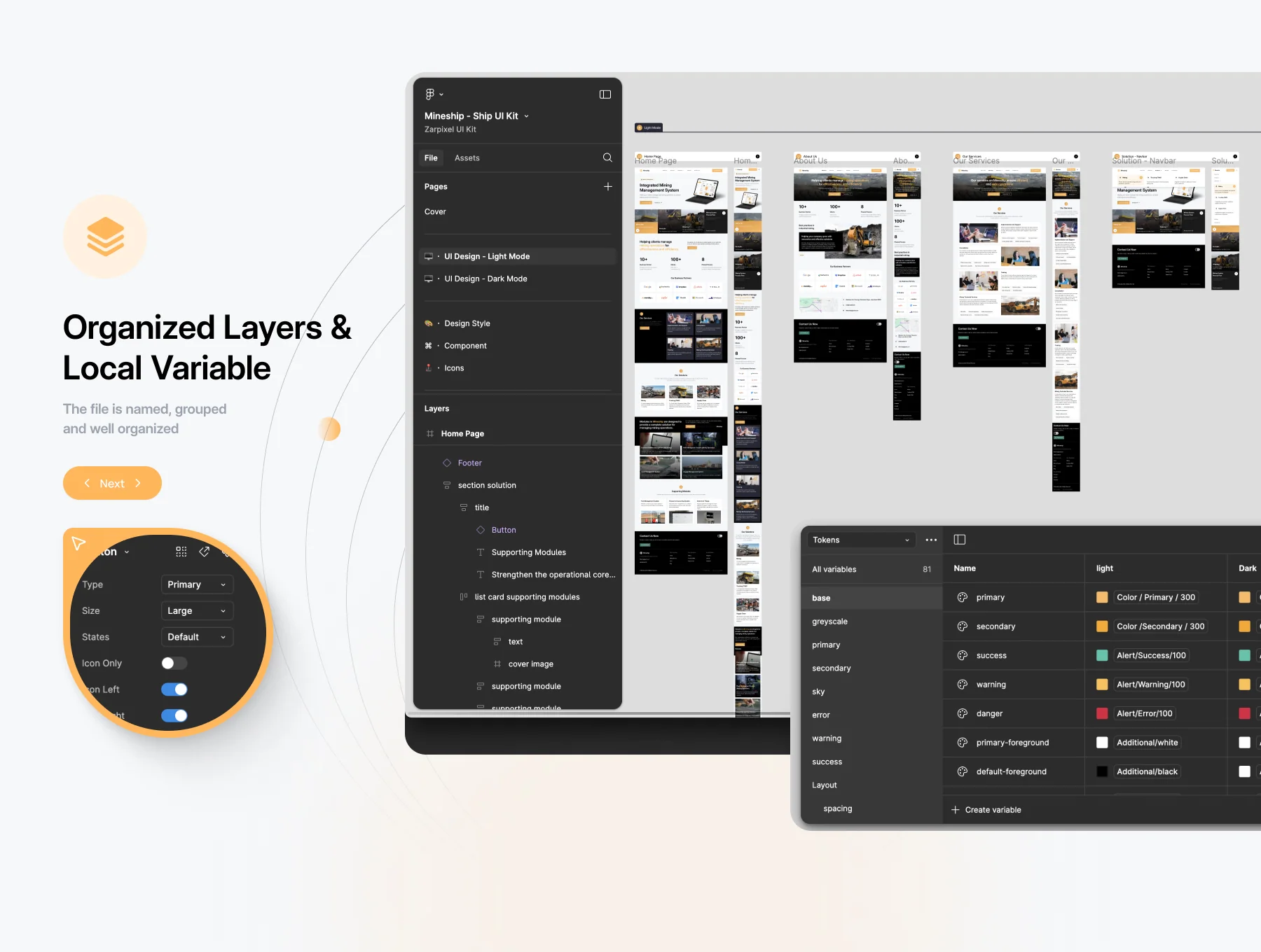 Mineship - Shipping Web Templates UI Kit 3