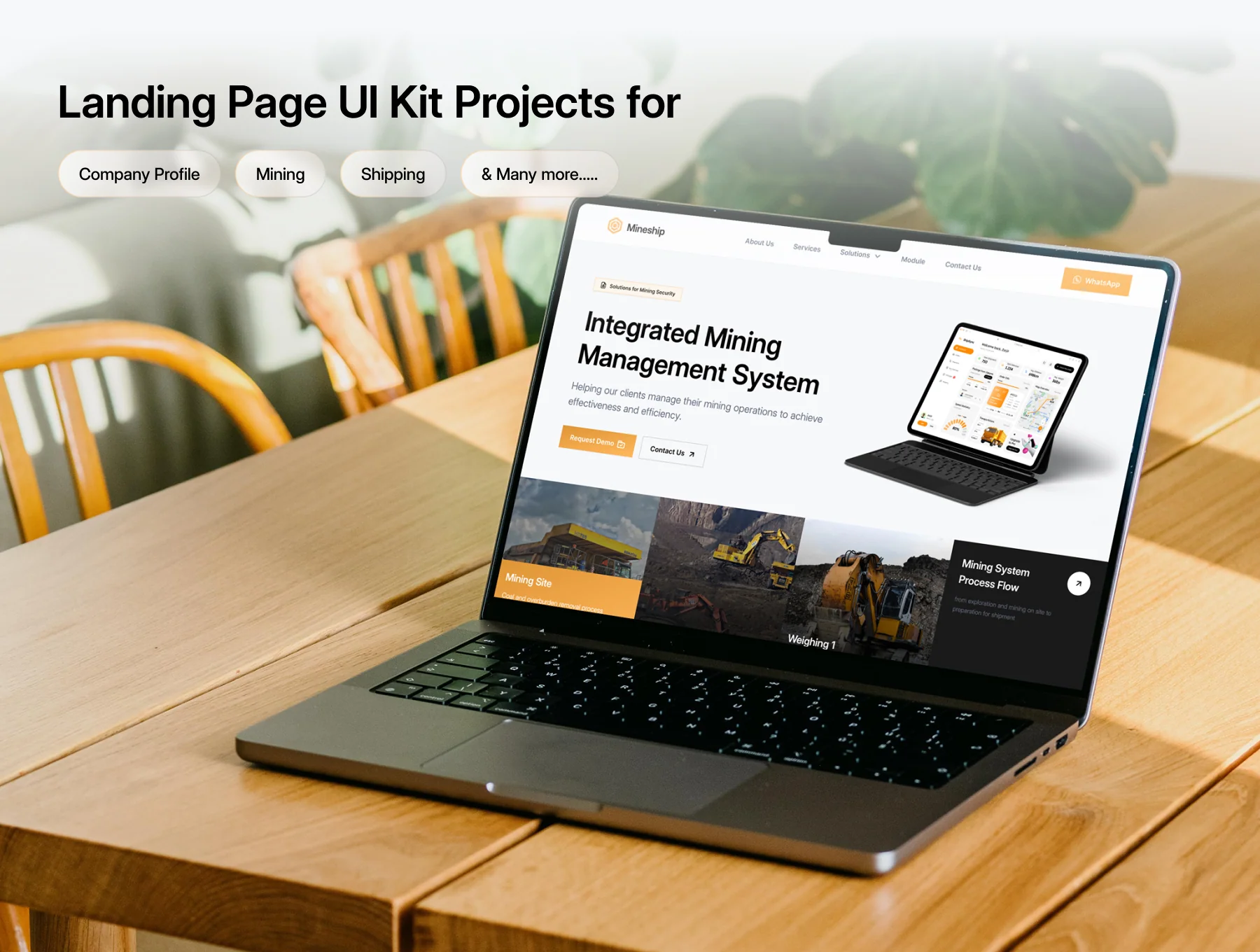 Mineship - Shipping Web Templates UI Kit 5