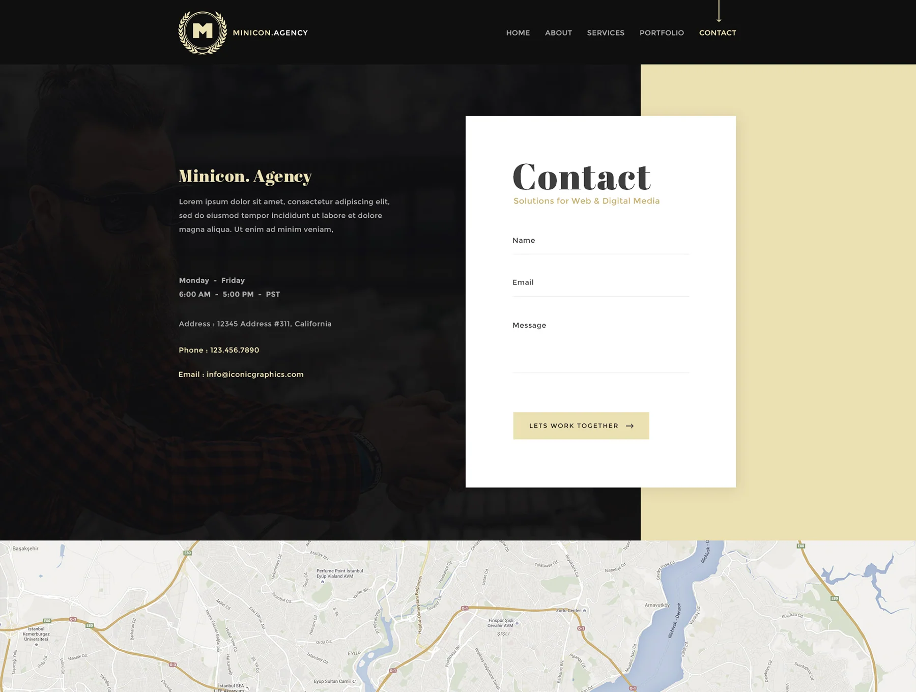 Minicon - Minimal HTMl and PSD Template 4
