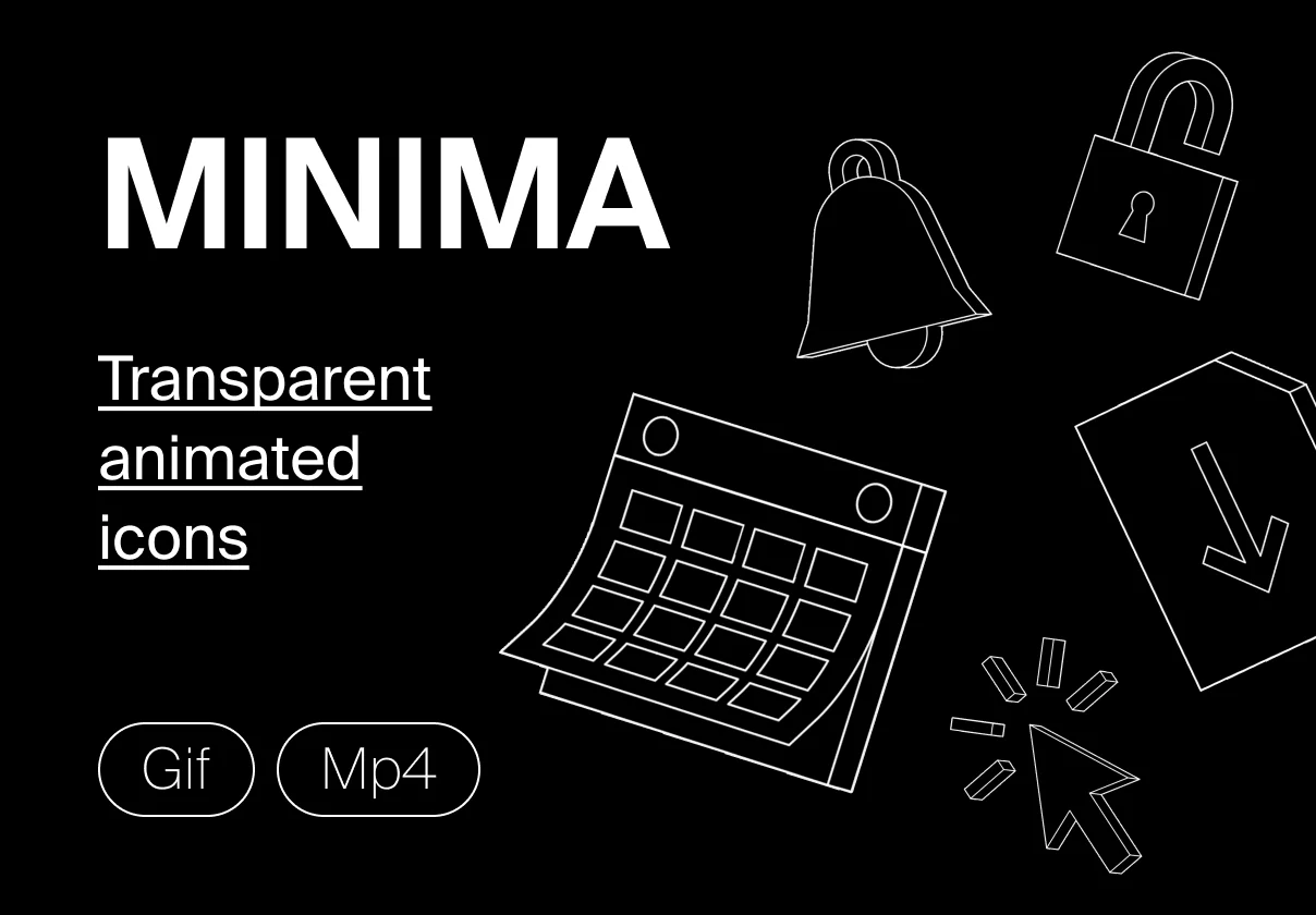 Minima – Transparent Animated Icons