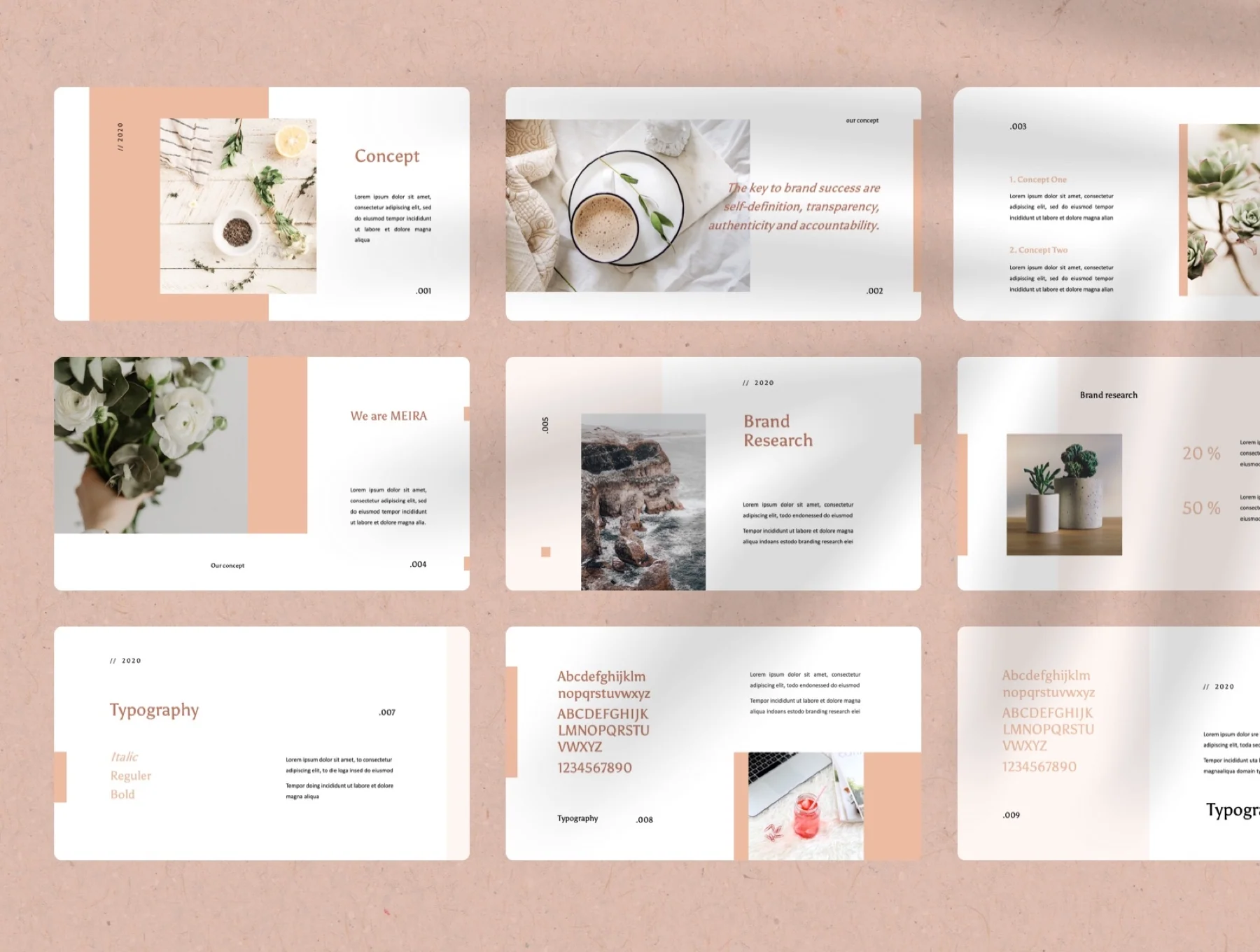 Minimal Brand Guideline - Powerpoint