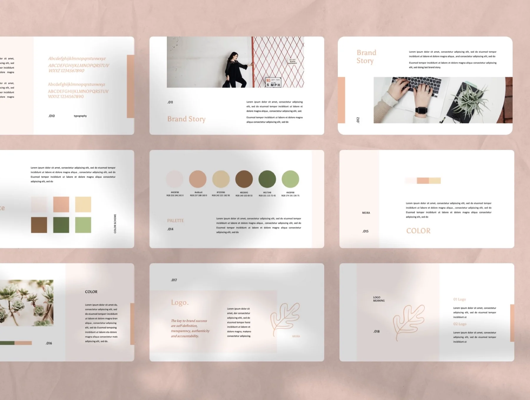 Minimal Brand Guideline - Powerpoint 2