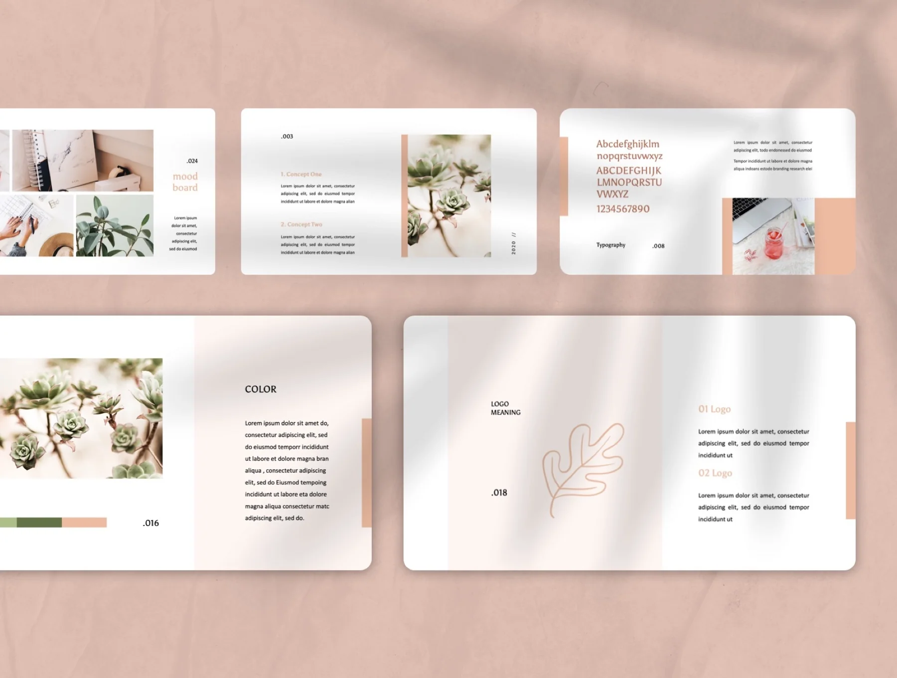 Minimal Brand Guideline - Powerpoint 4