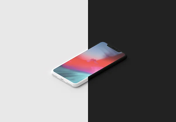 Minimal Clay iPhone X