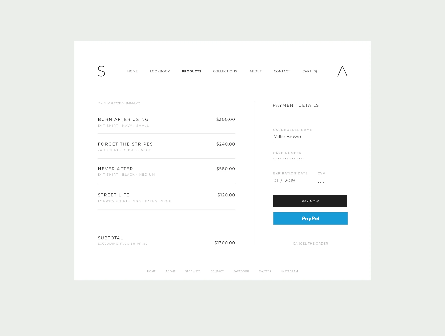 Minimal Fashion/Store Template 4