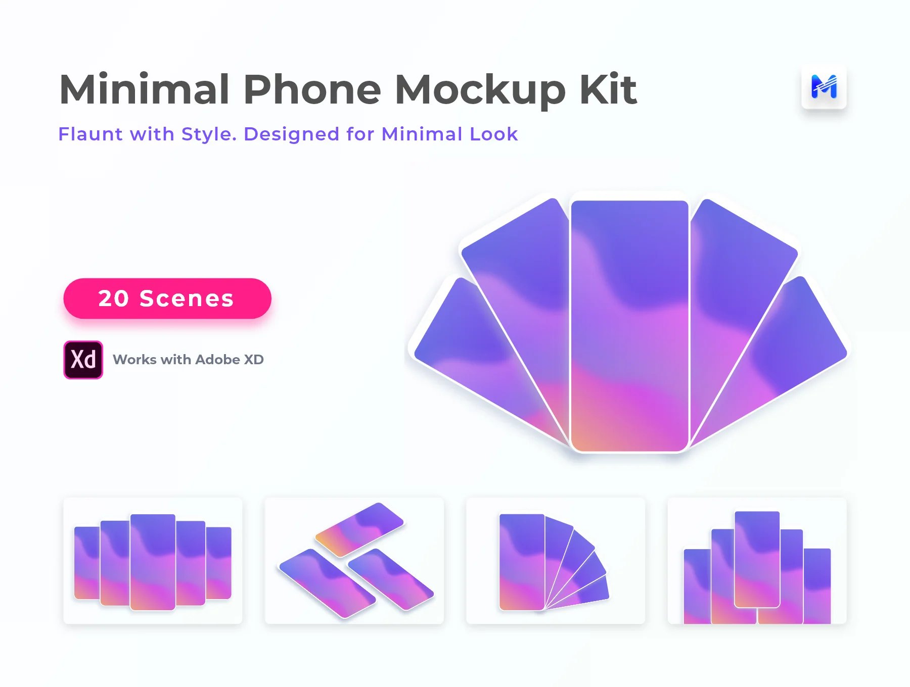 Minimal Phone Mockup Kit