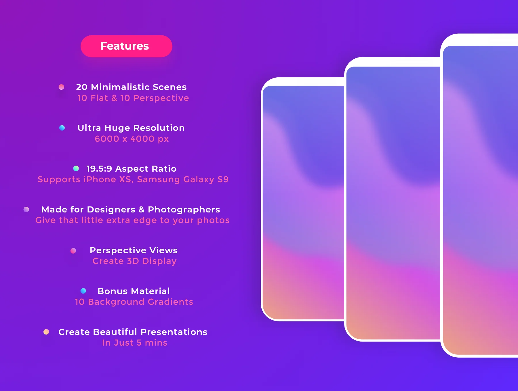 Minimal Phone Mockup Kit 2
