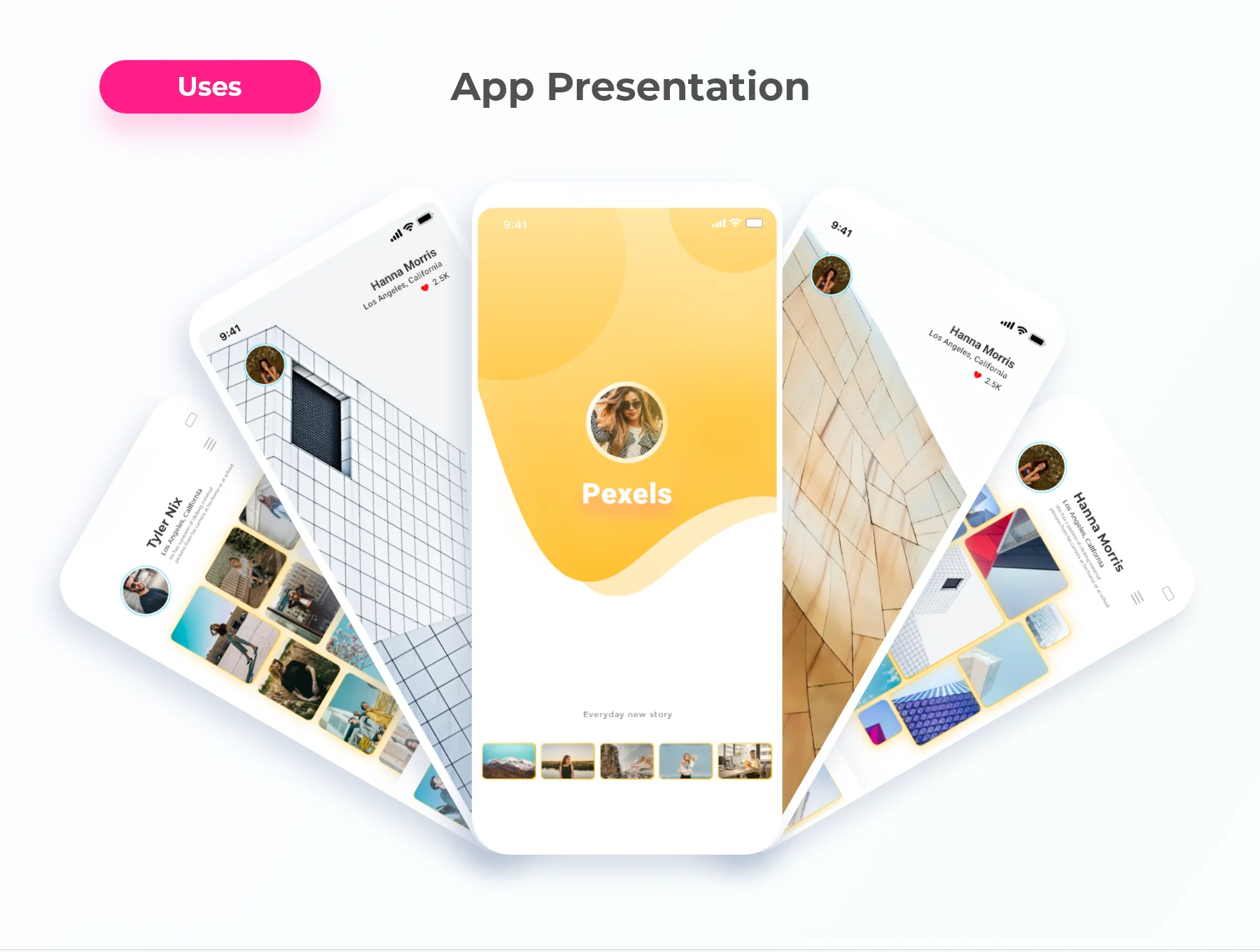 Minimal Phone Mockup Kit 3