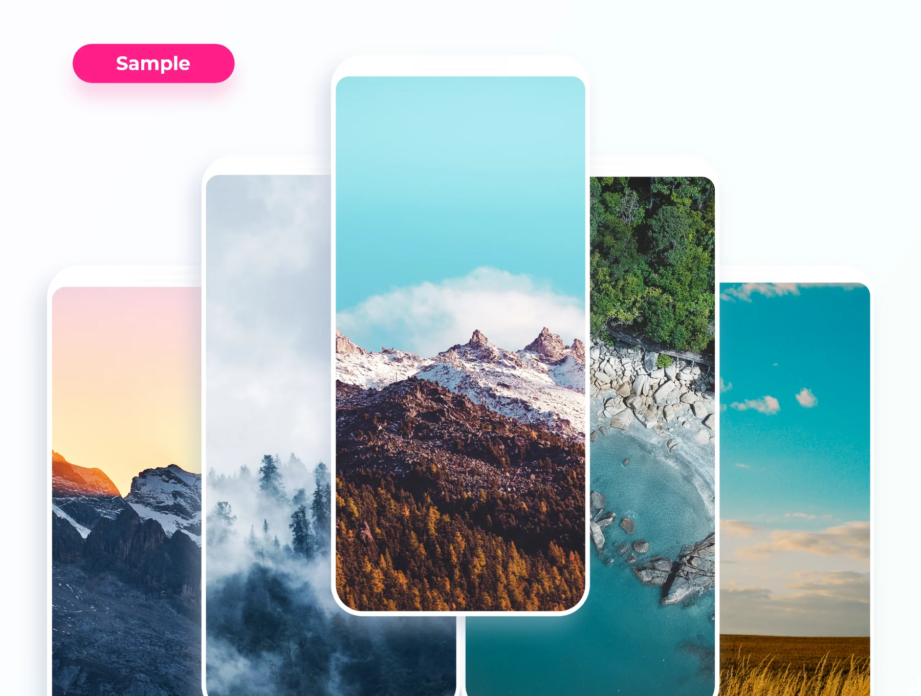 Minimal Phone Mockup Kit 7