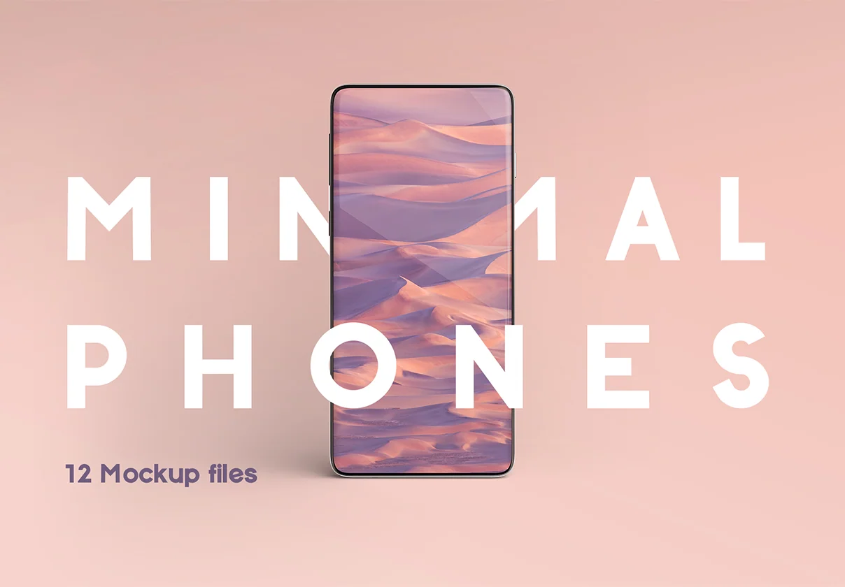 Minimal Phones Mockup Kit