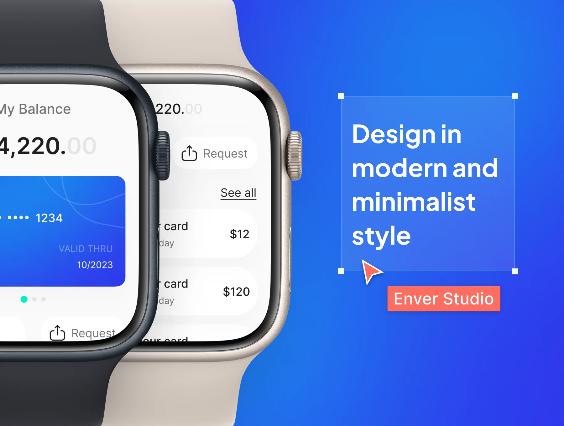 Minimalist Apple Watch UI Kit 2