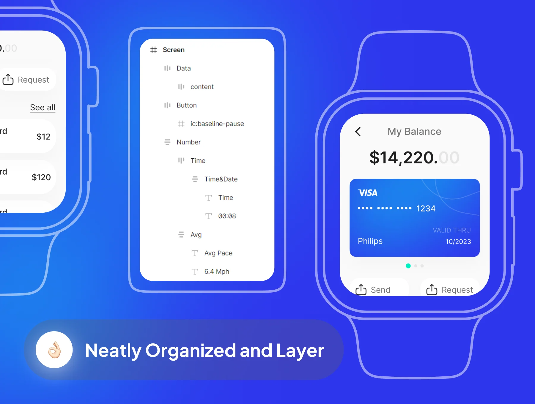 Minimalist Apple Watch UI Kit 4