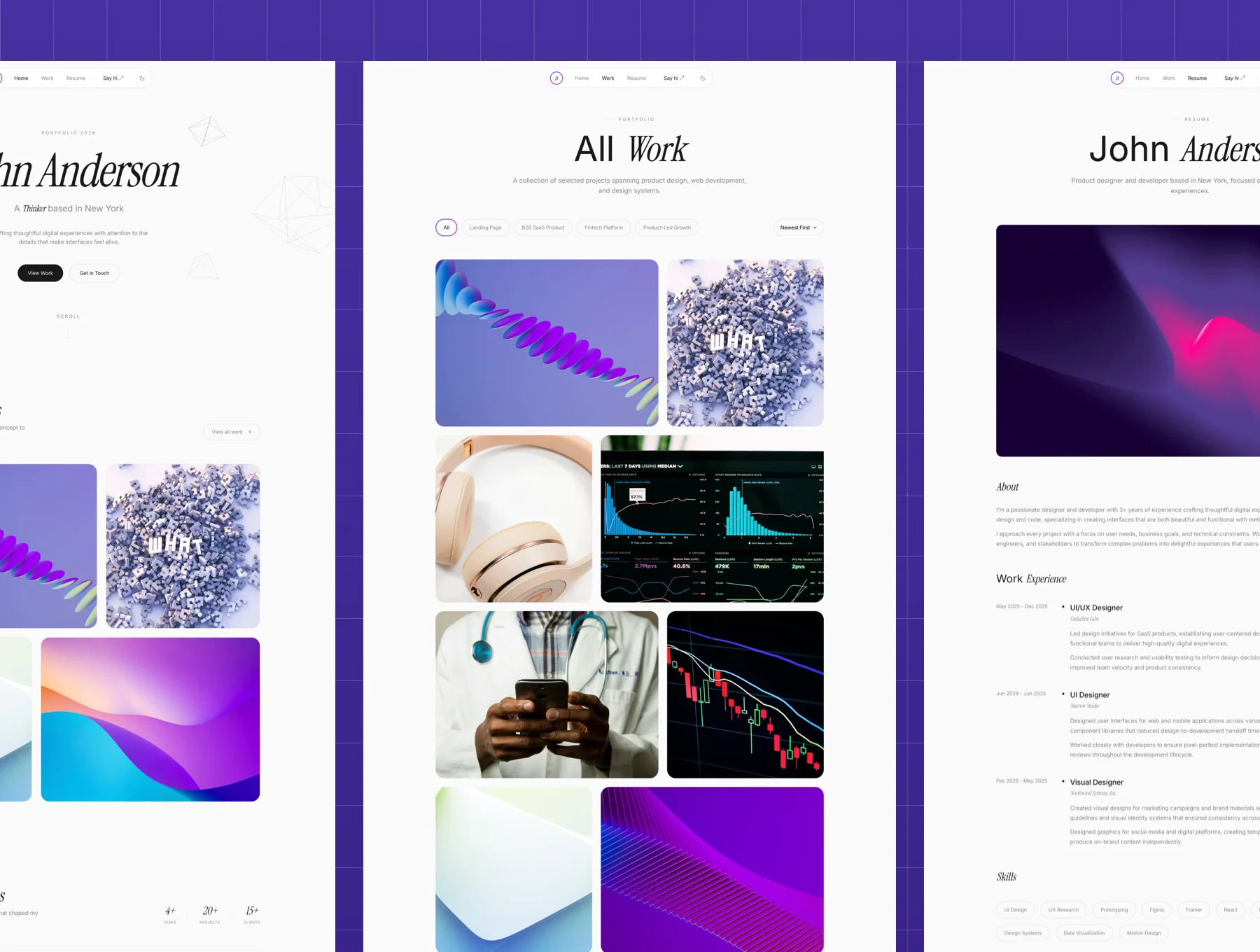 Personal Portfolio Template - Modern Next.js & Framer Motion 4