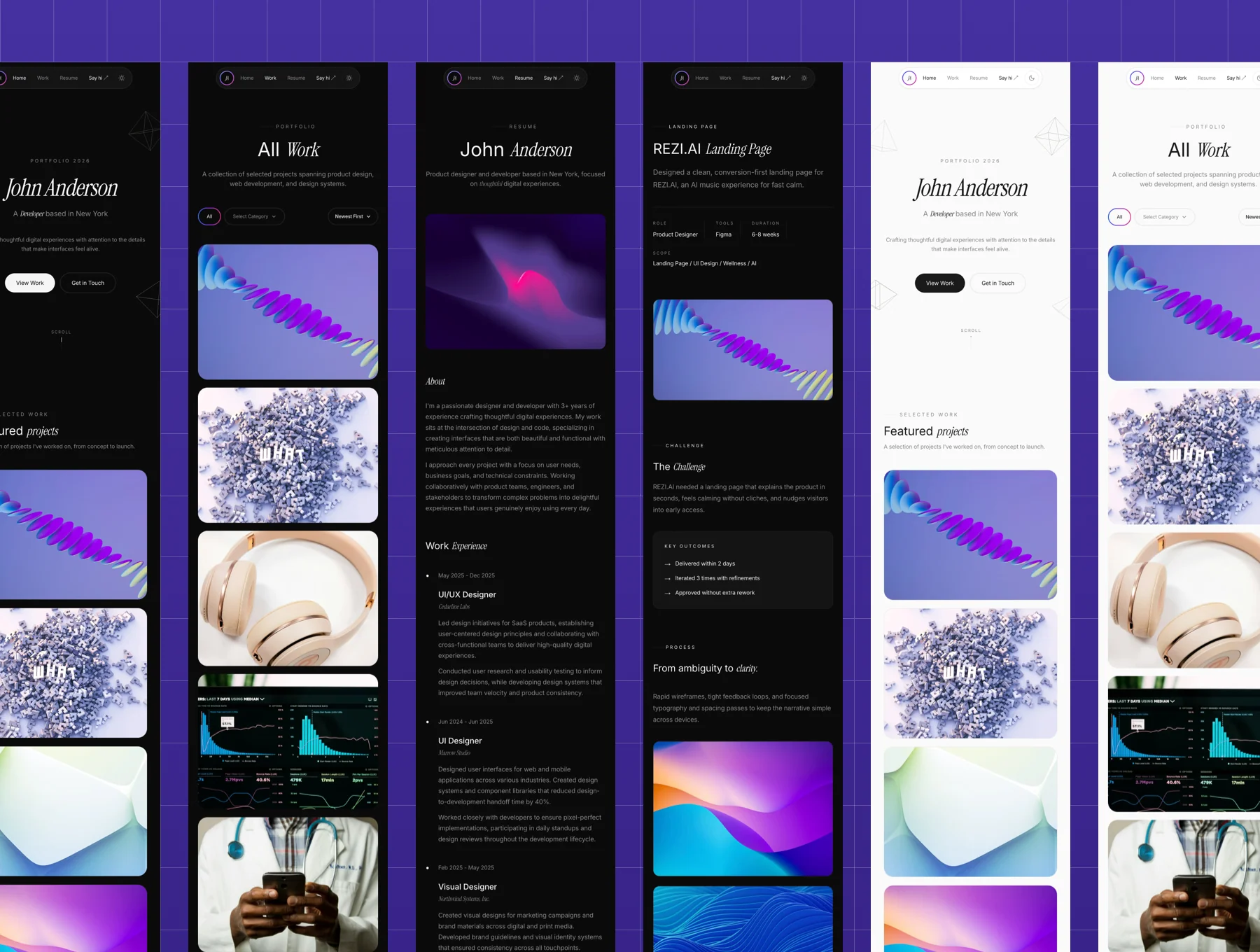 Personal Portfolio Template - Modern Next.js & Framer Motion 5