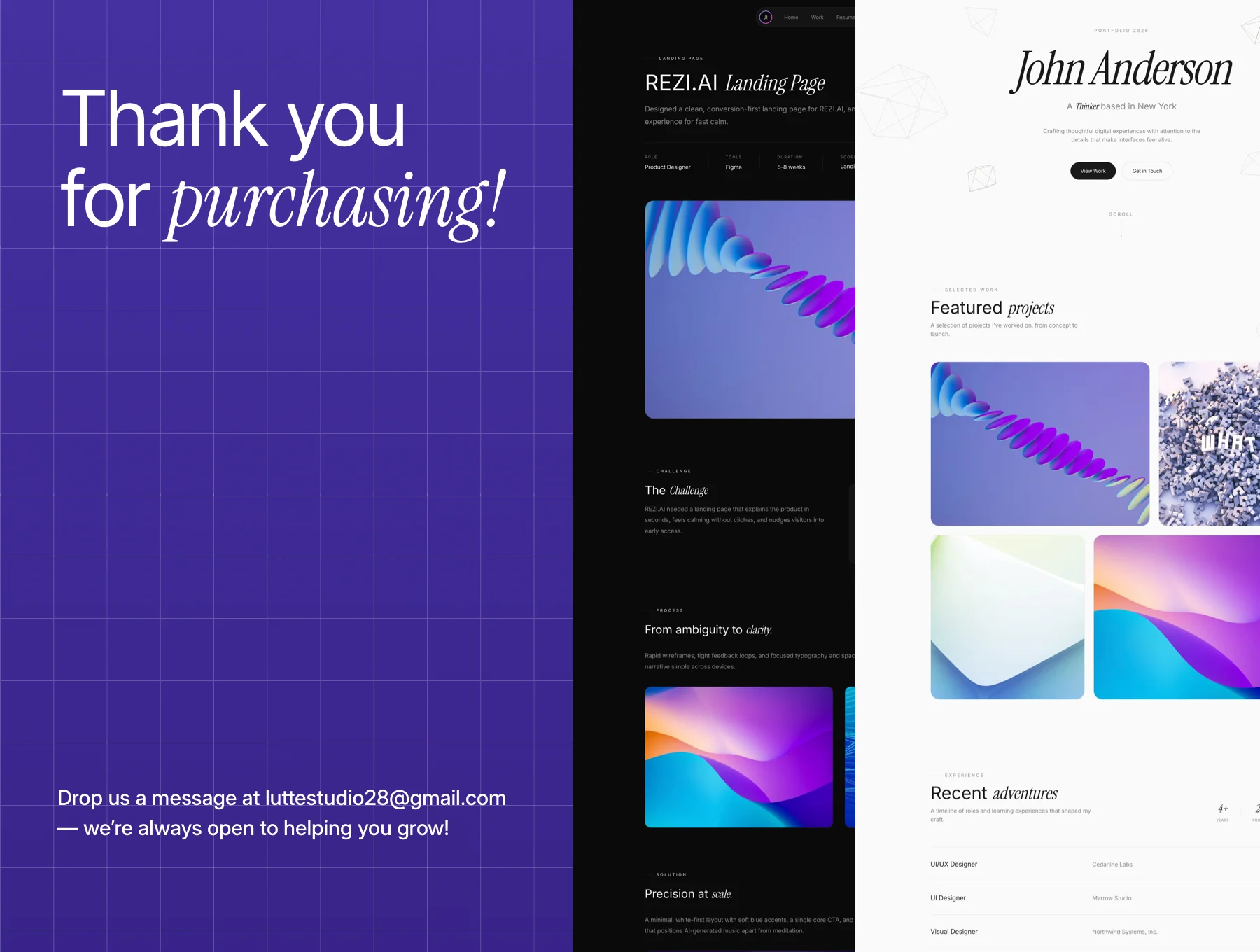 Personal Portfolio Template - Modern Next.js & Framer Motion 6