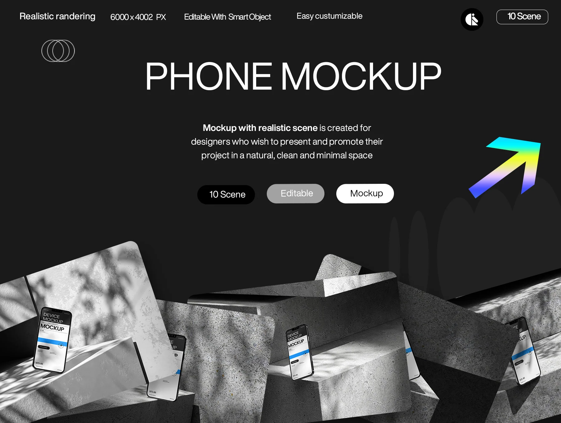 Minimalist Smartphone Mockup