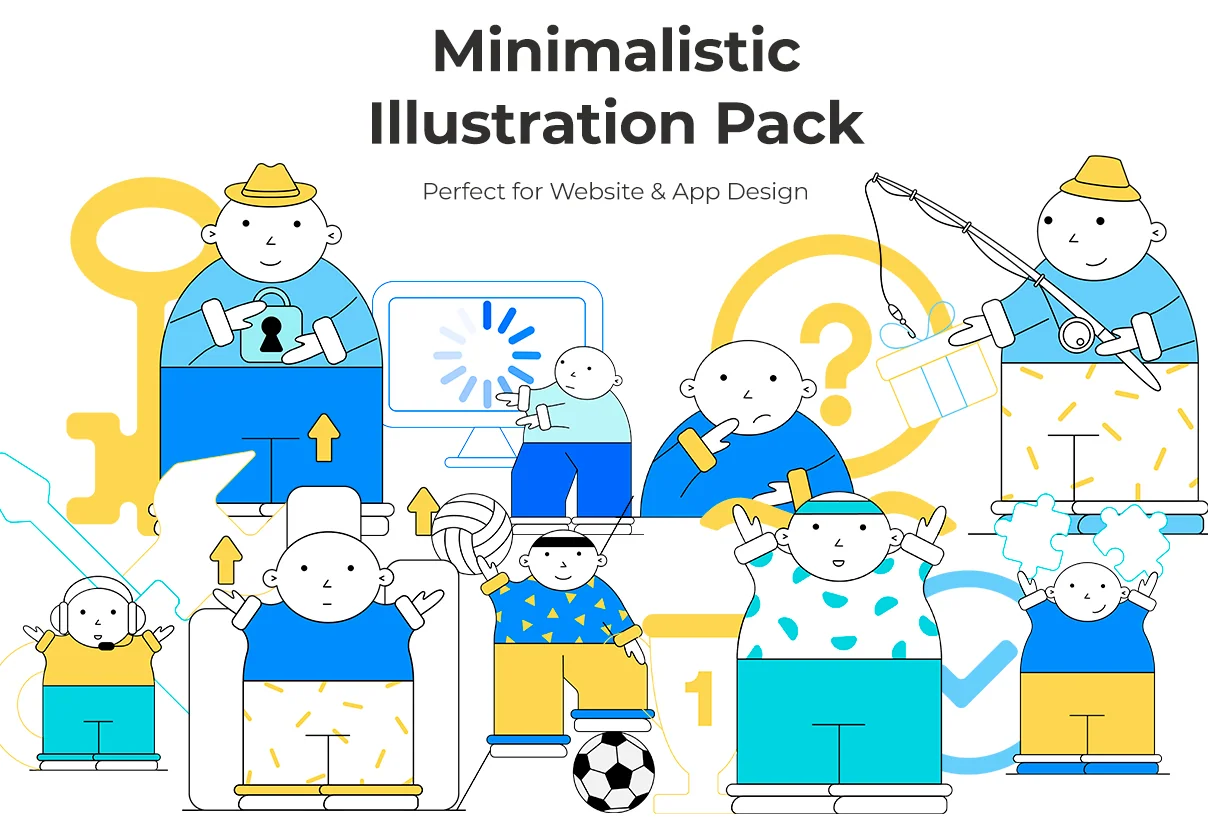 Minimalistic Illustration Pack