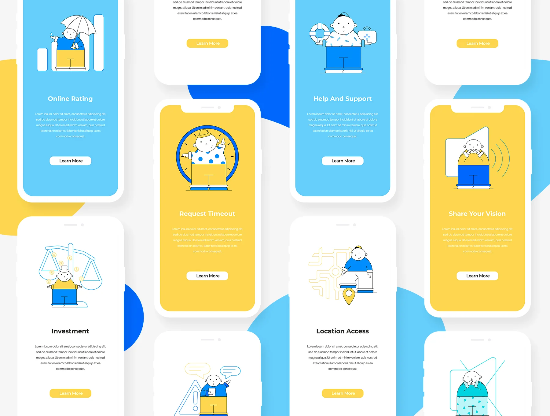 Minimalistic Illustration Pack 8