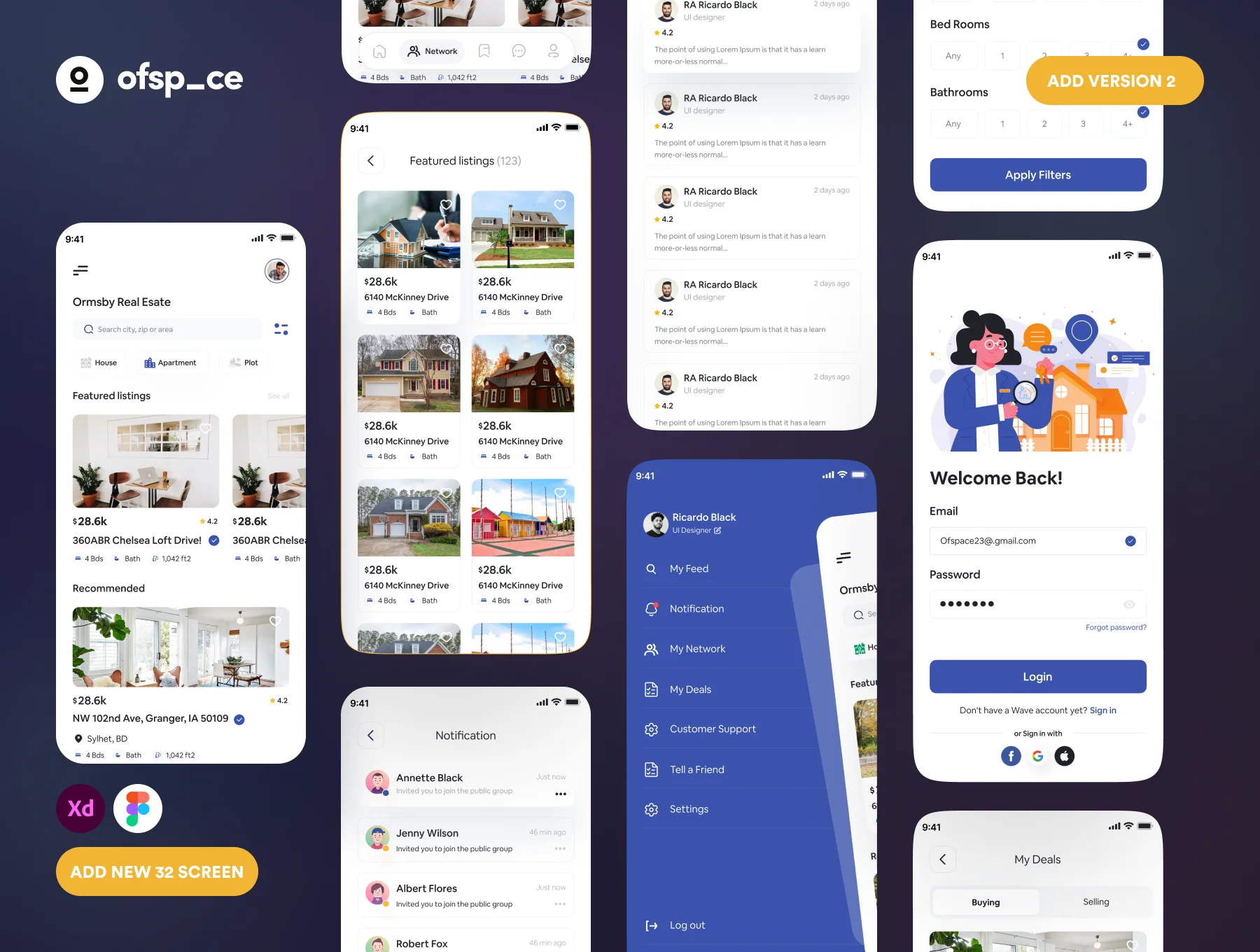 Minimo | Real Estate App UI Kit (updated) 9