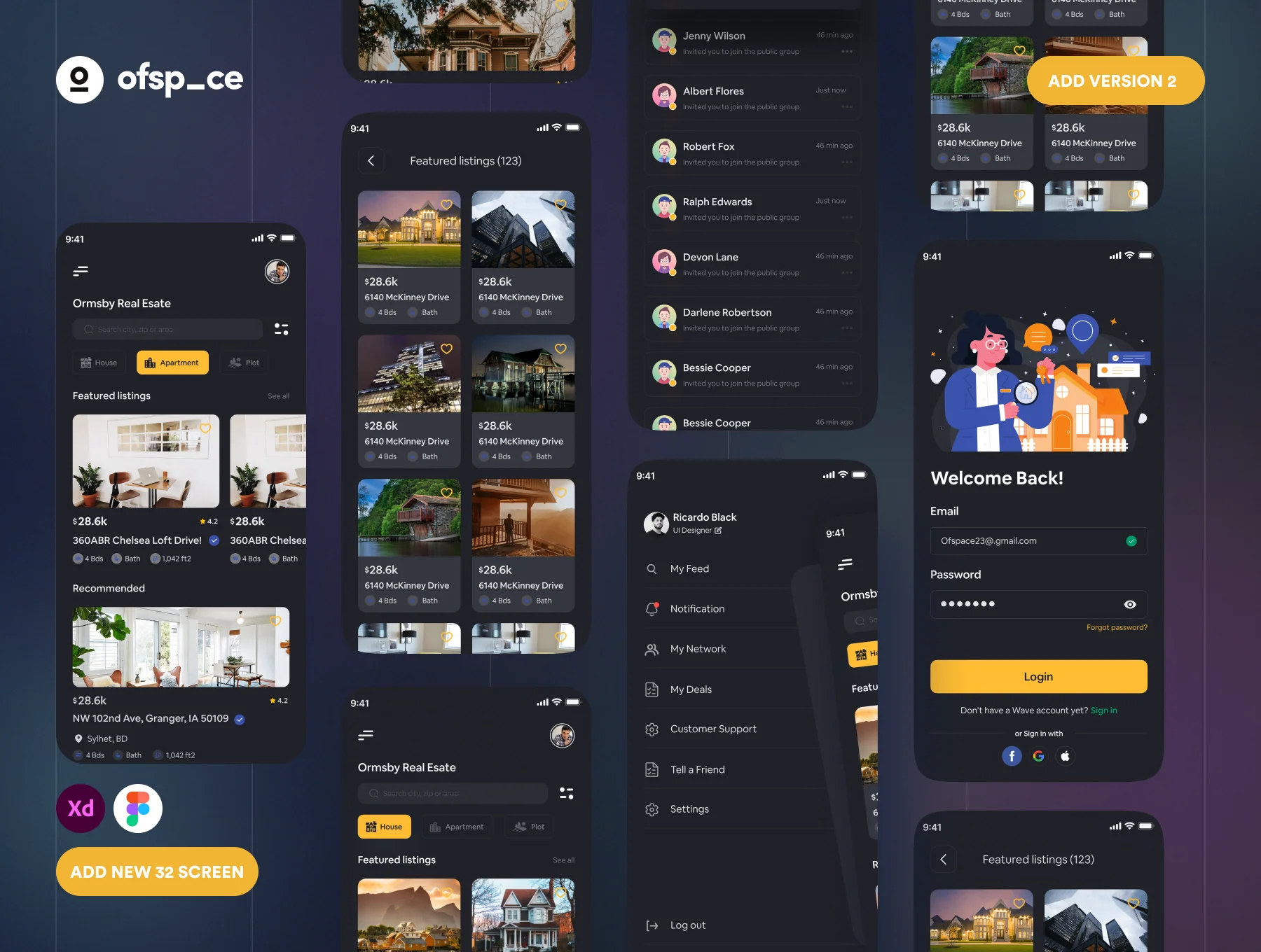 Minimo | Real Estate App UI Kit (updated) 10