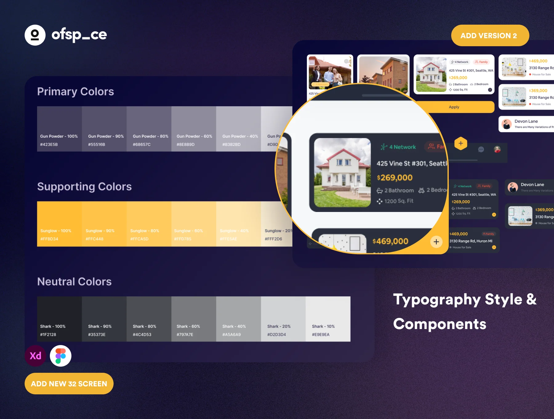 Minimo | Real Estate App UI Kit (updated) 5