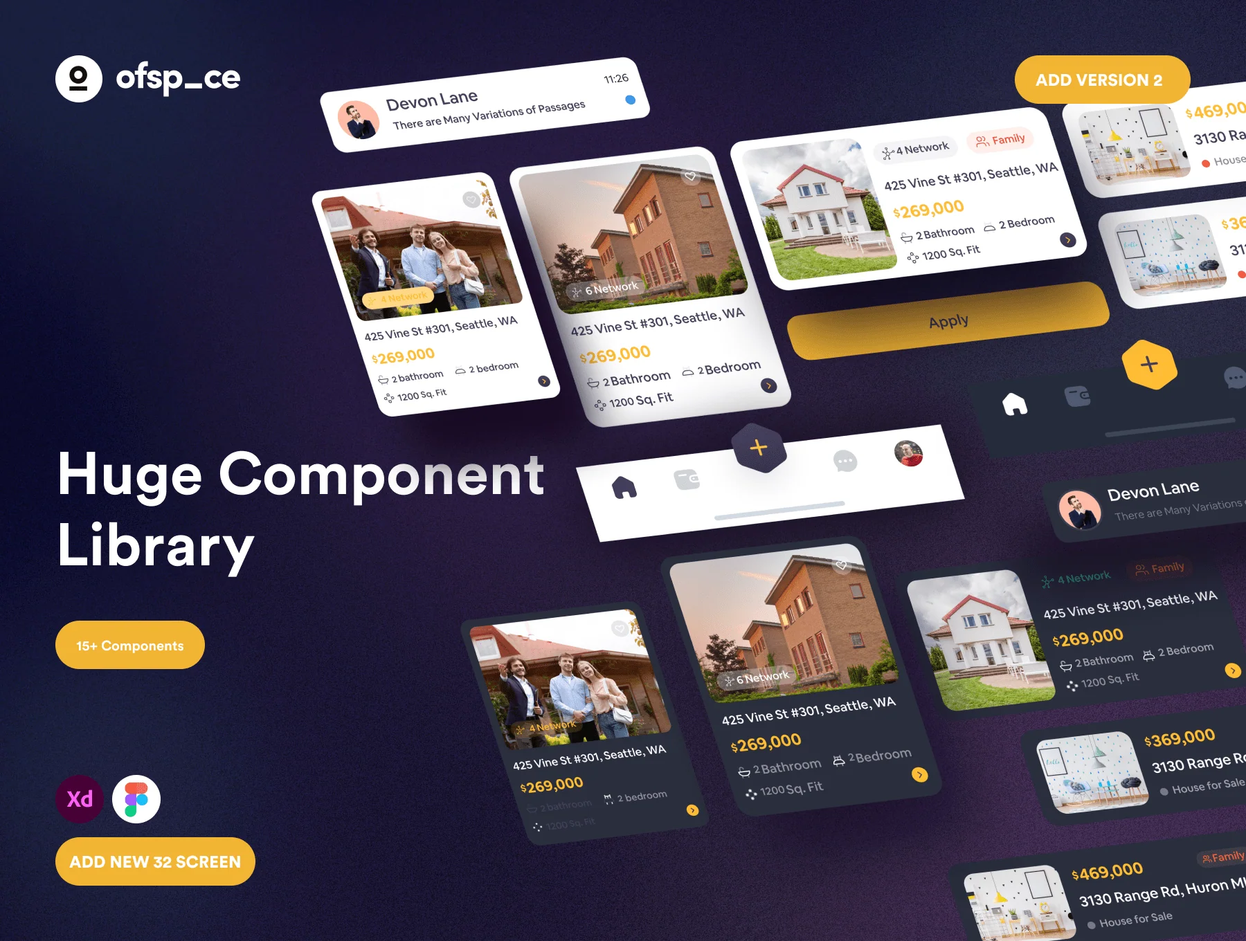 Minimo | Real Estate App UI Kit (updated) 6