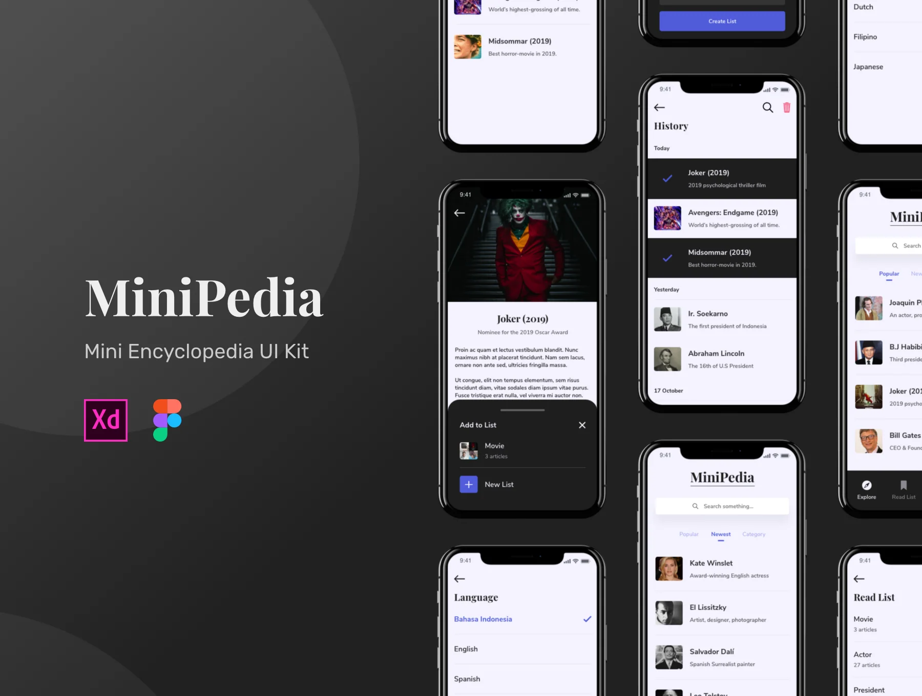MiniPedia | Encyclopedia UI Kit
