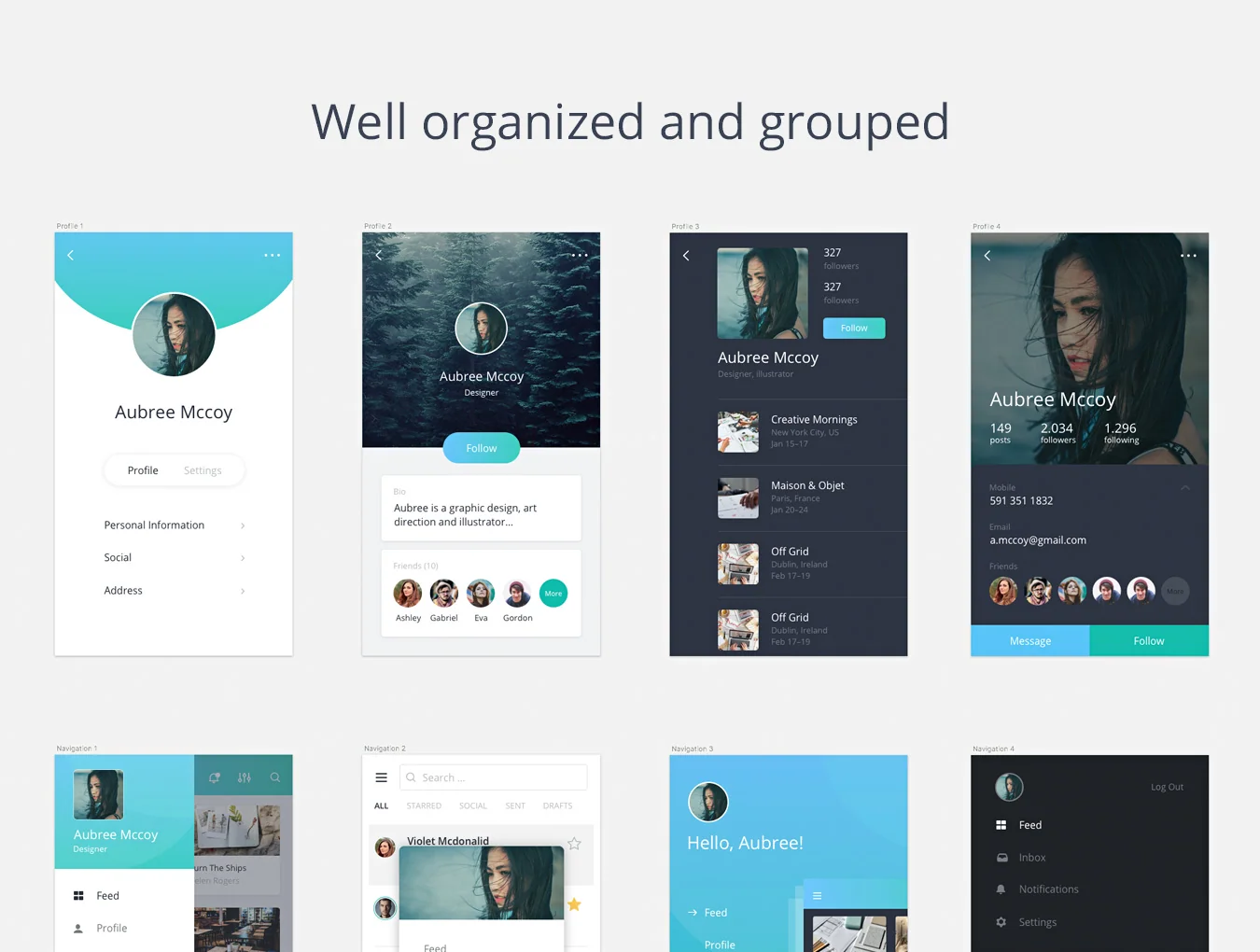 Mint UI kit 6