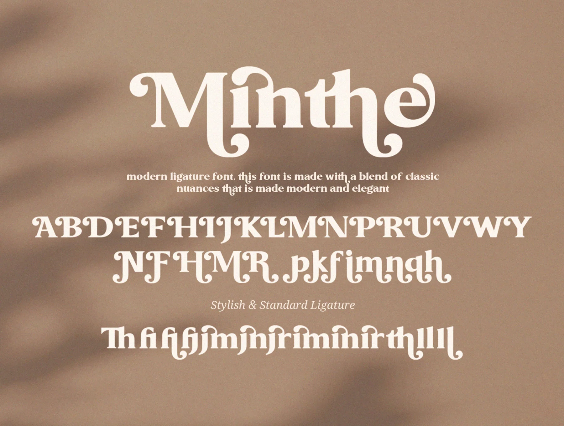 Minthe - Elegant Serif Font 4