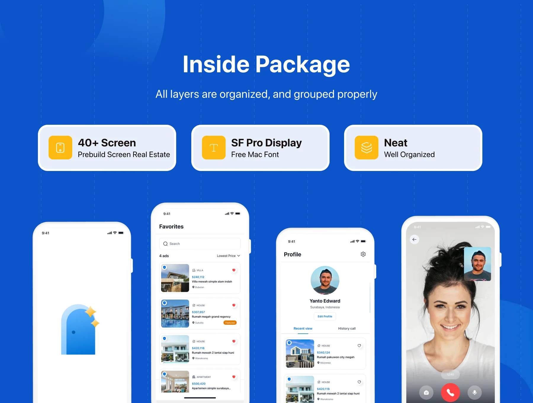 Mirai - Real Estate App UI KIT 2